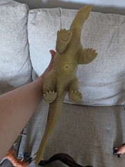 Lot Of 7 Soft Rubber Dinosaurs From Toys R Us Variety Of Species