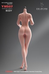 YM507 1/6 Flexible Seamless Female Body Platinum Silicone Realistic F 12”Figure