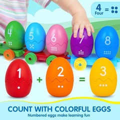 Toddler Learning Toys for 1 2 3 Years Old, Count Matching & Sorting Montessor…
