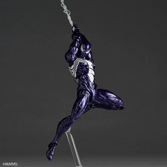 Presale Revoltech Amazing Yamaguchi Symbiote Spider-Man Purple Ver. Figure 7/31