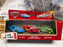 Disney Cars3-pack of Finish Line McQueen, King and Chick! Great condition box!