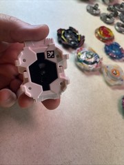 Lot of 20 Beyblade Tops Hasbro Collection Plus Rip Cords And Launchers