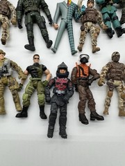 Vintage Military Action Figure Lot 58 Mixed Army Soldier Figures Chai Mai