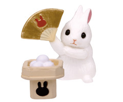 Tarlin Blind Box Gacha Miniature Mochi White Bunny Figure 1 Random Capsule Toy