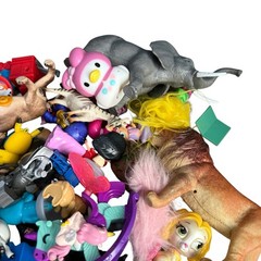 Random Lot Of Mixed Little Toys Boys Girls Play Animals Action Figures More