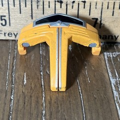 Power Rangers Time Force Shadow Megazord Yellow Visor Helmet Part Only Original