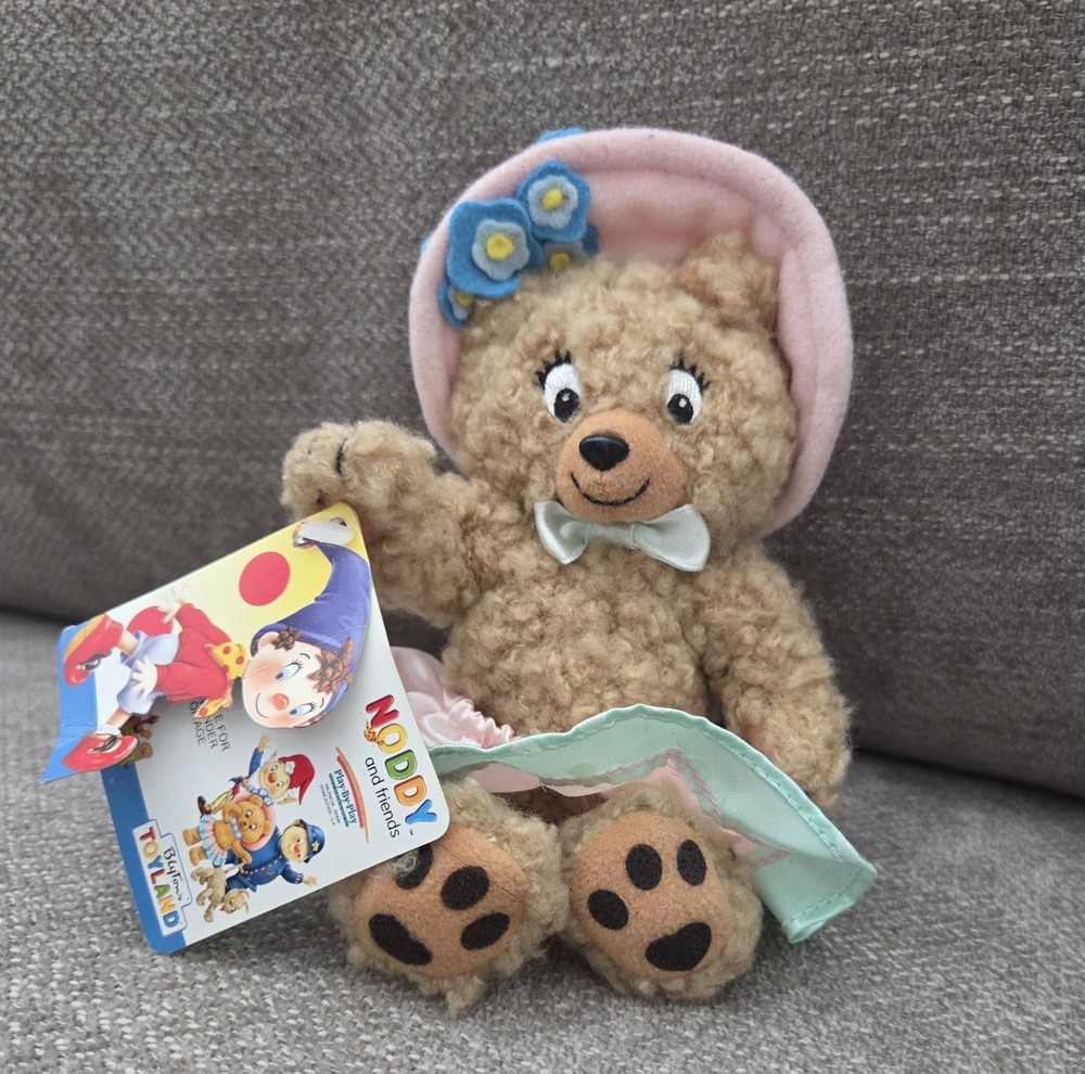 NWT New NODDY IN TOYLAND TESSIE BEAR TEDDY ENID BLYTON PLUSH STUFFED ANIMAL TOY