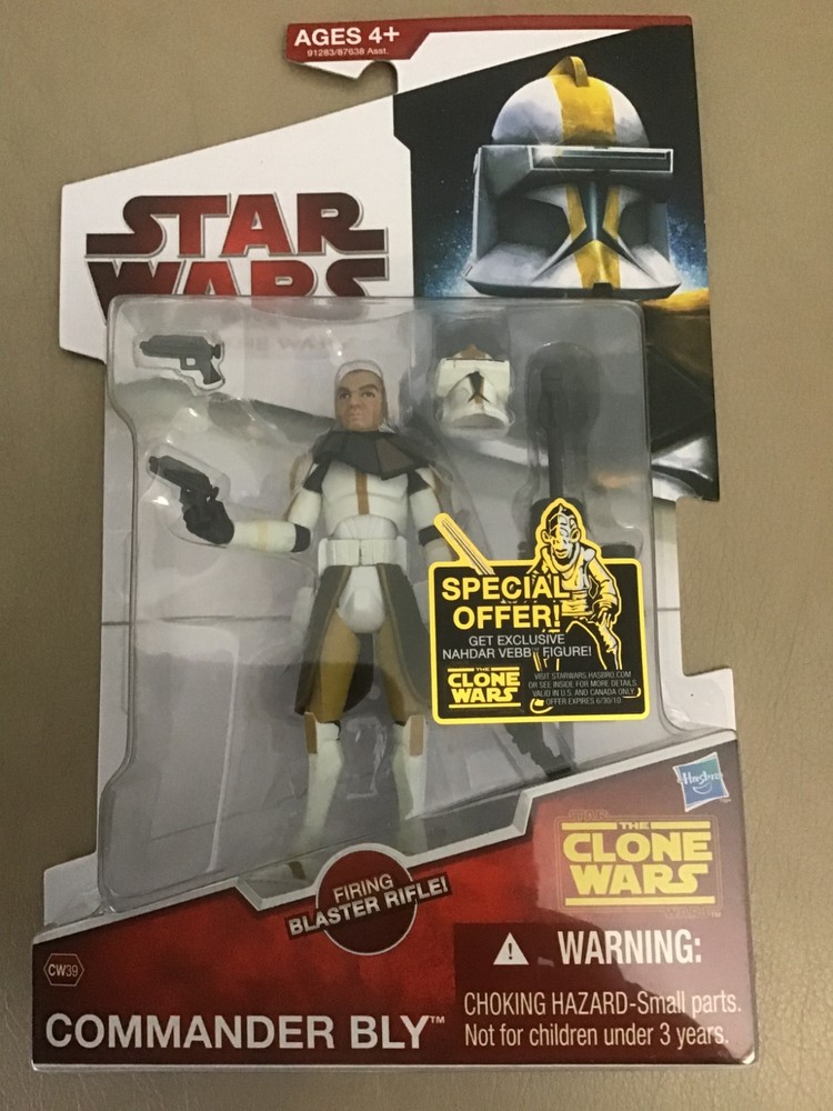Commander Bly CW39 STAR WARS The Clone Wars TCW Boxed Hasbro Box Wear