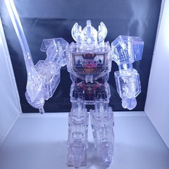 Super7 Cyborg Mighty Morphin Power Rangers Megazord Clear Figure – No Box