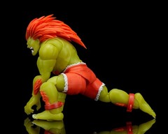 Jada Toys Exclusive Street Fighter II Blanka Glow-in-the-Dark Figure In Stock
