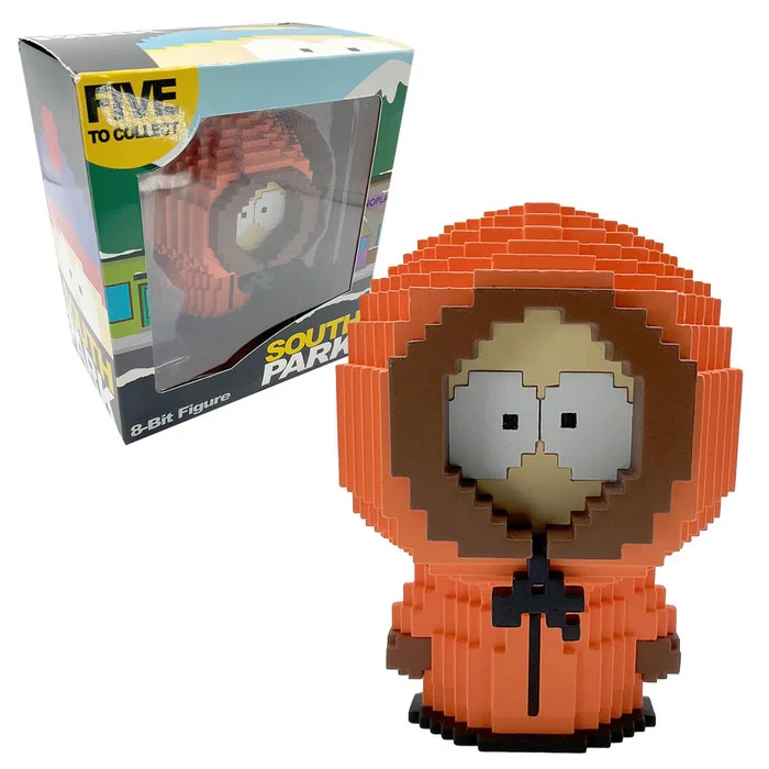 SOUTH PARK 2025 EU EXCLUSIVE KENNY McCORMICK 8-BIT FIGURE FIGURINE By KHADOU NEW