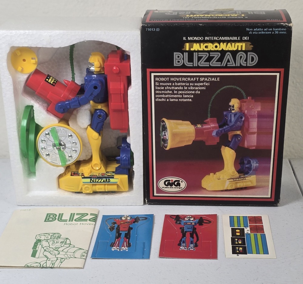 Rare Mego / GIG Micronauts BLIZZARD – 100% Complete – MIB UNUSED – Very Nice!
