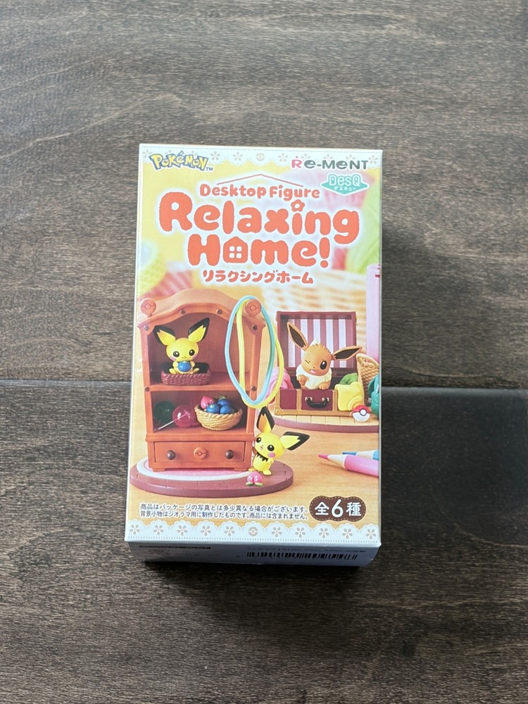Re-Ment Pokemon Relaxing Home Desktop Figure Single Blind Box Ships From US