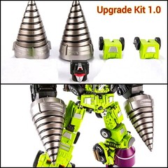 Original Box-Jinbao Oversized Devastator Gravity Builder With UPGRADE KIT 1.0