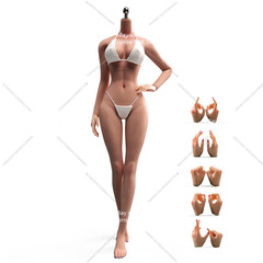 ANT T303 1/6 Female Slender Flexible Seamless Body Details For 12”Action Figure