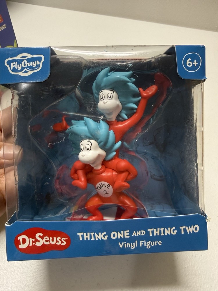 Culture Fly Dr. Seuss (2025) THING 1 & THING 2 Vinyl 4.5″ Figure! #YFQ158A-FB