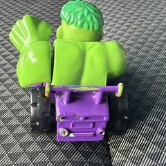 Vintage Maisto Marvel Hulk Hero Squad Toy Car 2003 Die Cast Metal Plastic
