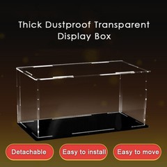 Acrylic Display Box Dustproof Clear Collectibles Showcase Shop Model Toys Cars
