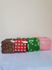 Minecraft TNT Creeper Grass Pig Plush Cubes 5″ Stuffed Toys Mojang Video Game