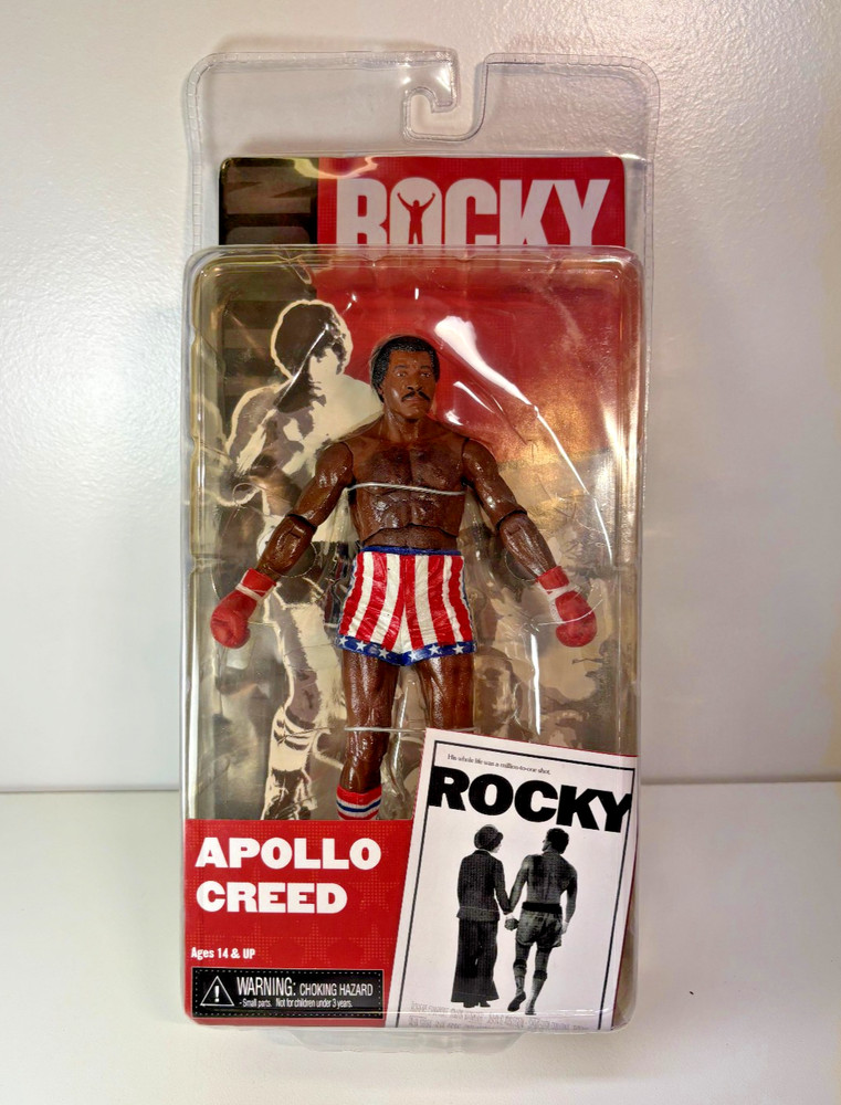 Apollo Creed from Rocky NECA Reel Toys Action Figure NEW Sealed 2012