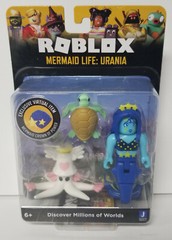 Roblox Mermaid Life: Urania 3 inch Figure with Virtual Game Code, NIP brand new