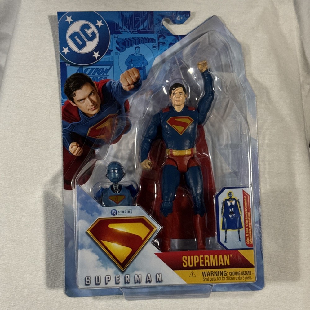 DC Comics SUPERMAN, Superman 6-inch Action Figure, for Ages 4 and up