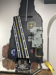 2001 Hasbro GI Joe USS Saratoga Motorized Aircraft Carrier Sounds Tested Working