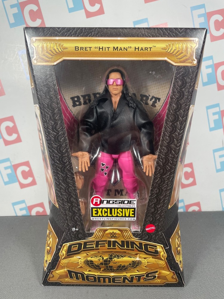 WWE Wrestling Mattel Elite Defining Moments Bret the Hitman Hart Figure