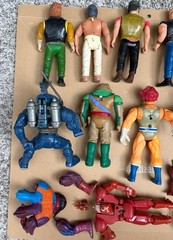 Vintage 80’s action figure lot – bundle – Vintage toys – collectible action figs