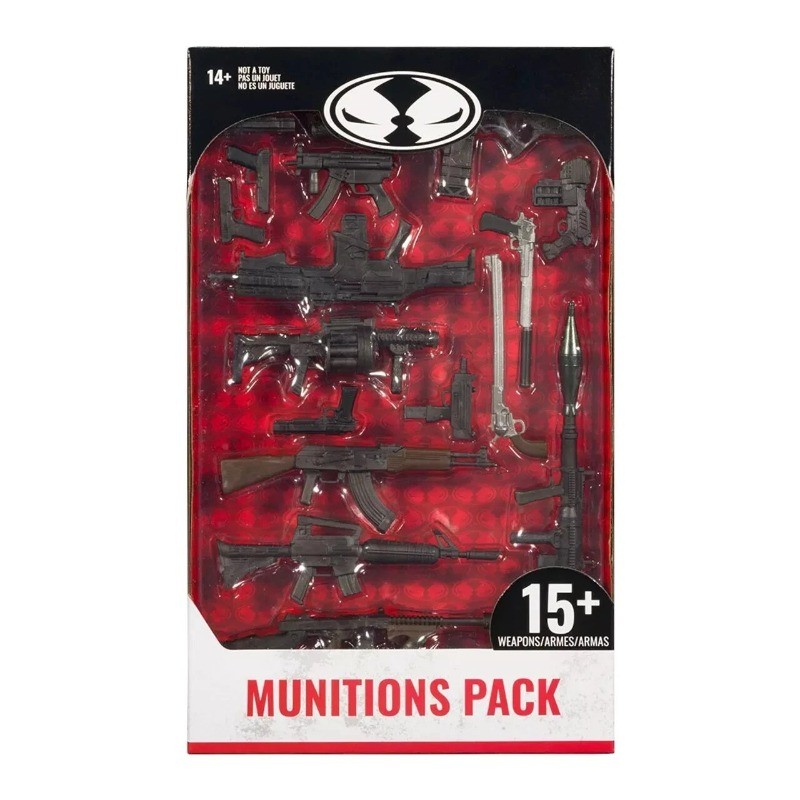 US! McFarlane Toys Munitions Pack Weapons Guns For 7″ Figure DC Deluxe Accessory