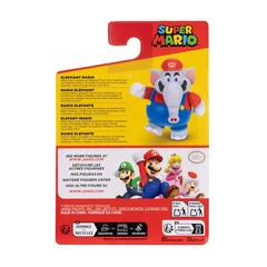 Jakks Pacific World of Nintendo Super Mario ELEPHANT MARIO 2.5″ Figure NEW 2026