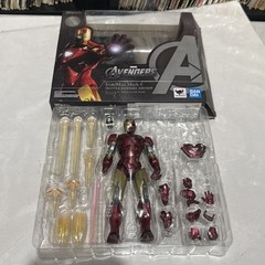 SH Figuarts Iron Man Mark 6 BATTLE DAMAGE EDITION Bandai INCOMPLETE MISSING PCS