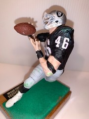Custom NFL Mcfarlane football L.A./Oakland Raiders TE Todd Christensen legend
