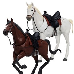 1/12 Scale Action Figures Figurine Mini Size Horse Figurine Desktop Miniature US