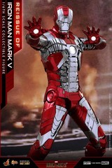 Hot Toys 1:6 Iron Man Mark V – MMS Diecast, Multicoloured