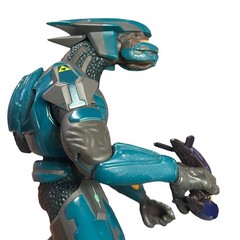 HALO JOYRIDE BLUE/TEAL ELITE ACTION FIGURE W/ WEAPON BLUE VIDEO GAMES TOYS
