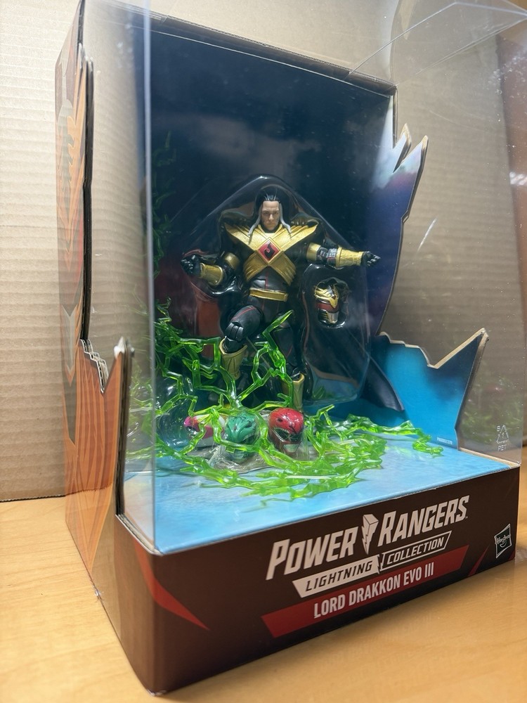 Hasbro Power Rangers Lightning Collection Lord Drakkon Evo III PulseCon MMPR New