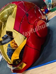 Autoking Iron Man Mask Mk5 1:1 Helmet Wearable Voice Touch Cosplay Props Jarvis