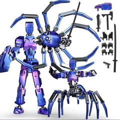 (Assembly Required) T-Spider 13 Action Figure Set -Titan 13 Action Figure with S