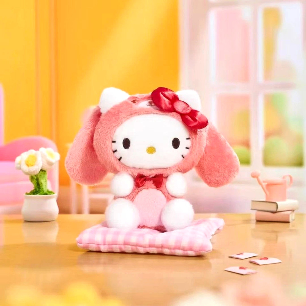 LDCX Lab Sanrio Characters Rabbit Ears Fly Up Series Plush Blind Box Hello Kitty