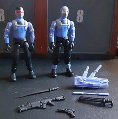 GI Joe Black Major Custom Cobra STORM SHADOW & SNAKE EYES Figures & Accessories