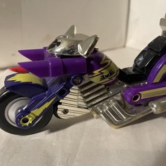 Vintage 1993 Biker Mice From Mars Motorcycle 7 Inches Backrest Rolls Well