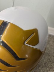 Power Rangers White Ranger Helmet Signed by Jason David Frank