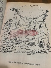 Transformers Generation 2 Decepticon Danger Coloring Activity Book 1993 Vintage