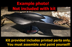 DIY Kit🔥 DC Multiverse Batman Beyond Batmobile – Large-Scale 3D 20 inch