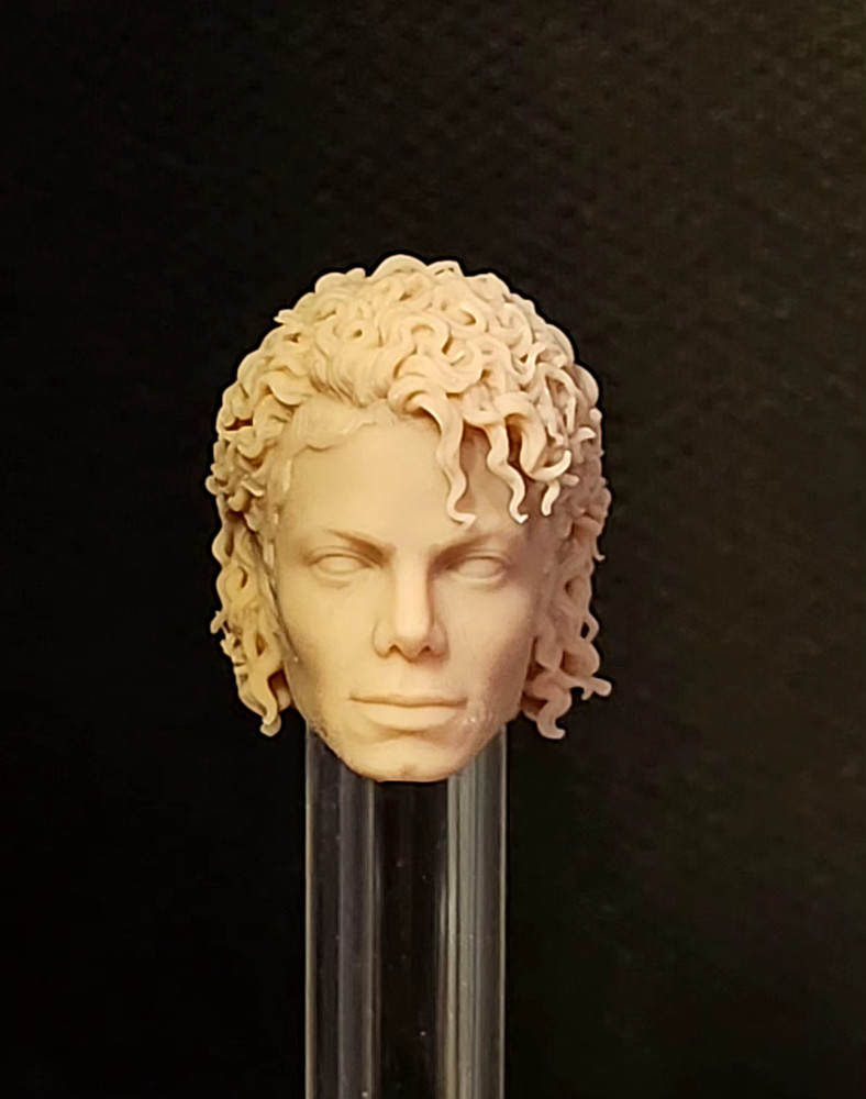Michael Jackson Custom Head Sculpt 1/12 1/10 1/6