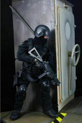 1/6 Figure Model Soldier SWAT Police Uniform Military Army Body with Weapon Suit