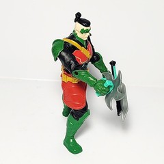 DC Comics Robin Ninja Strike Action Figure Toy with Accessories Black Red Green