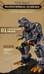 Miniforce TYRANNO THUNDER Legacy Edition+REX KAISER Black Transformer Robot 2026