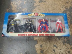 Hasbro DC Super Heroes Batman & Superman Super Hero 4 Pack Action Figure Set